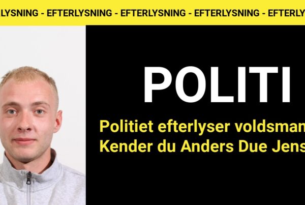 Politiet efterlyser voldsmand: Kender du Anders Due Jensen?