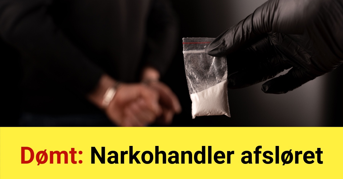 Dømt: Narkohandler afsløret