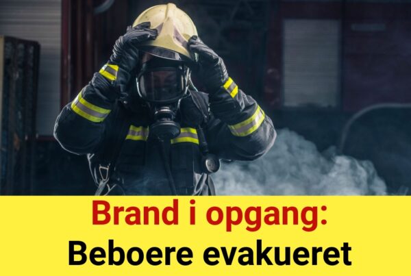 Brand i opgang: Beboere evakueret