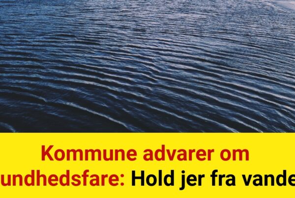 Kommune advarer om sundhedsfare: Hold jer fra vandet