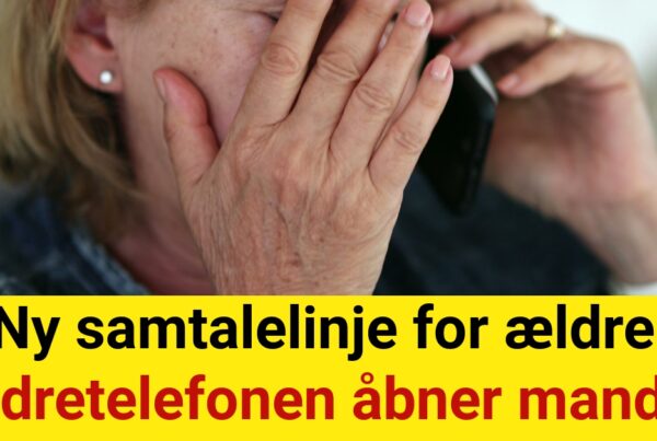 Ny samtalelinje for ældre: Ældretelefonen åbner mandag