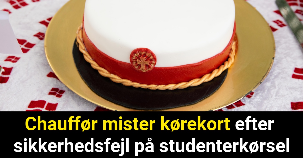 Chauffør mister kørekort efter sikkerhedsfejl på studenterkørsel