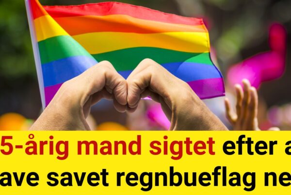 45-årig mand sigtet efter at have savet regnbueflag ned