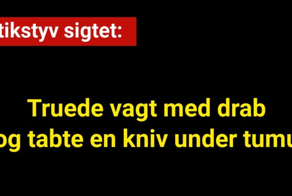 Butikstyv sigtet: