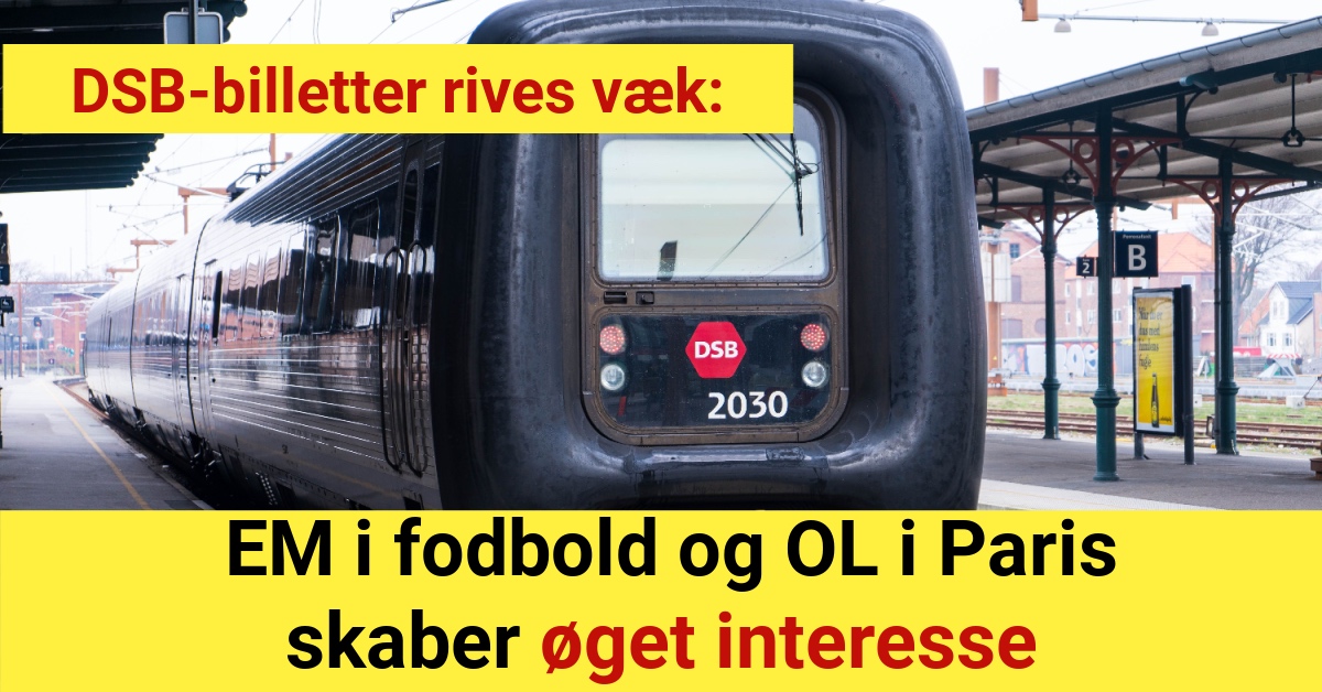 DSB-billetter rives væk: