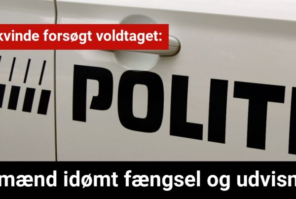 Ung kvinde forsøgt voldtaget: Nu er to mænd idømt fængsel og udvisning