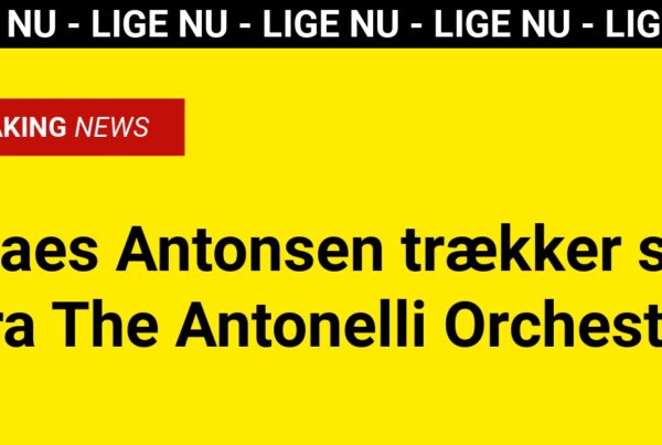 BREAKING: Claes Antonsen Trækker Sig fra The Antonelli Orchestra