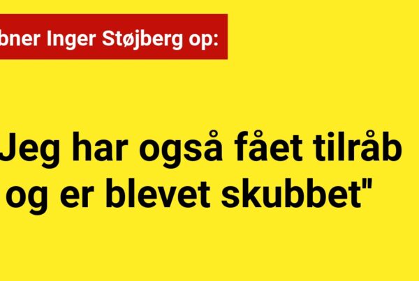 Nu åbner Inger Støjberg op: ''Jeg har også fået tilråb og er blevet skubbet''