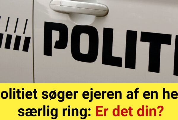 Politiet søger ejeren af en helt særlig ring: Er det din?