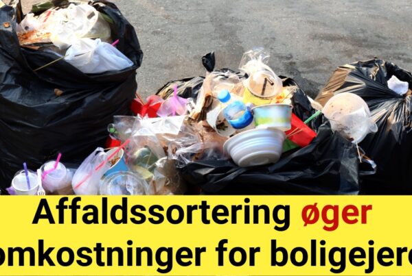 Affaldssortering øger omkostninger for boligejere