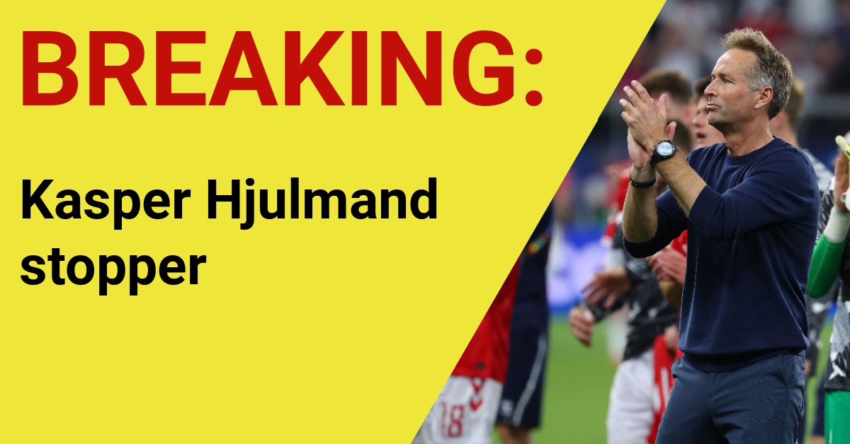 BREAKING: Kasper Hjulmand stopper