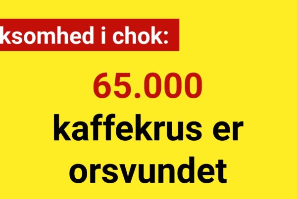 65.000 kaffekrus er forsvundet
