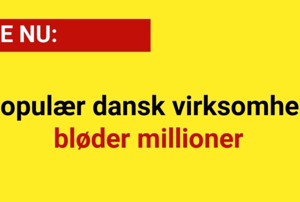 Populær dansk virksomhed bløder millioner