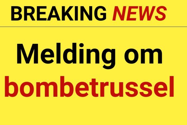 BREAKING: Melding om bombetrussel