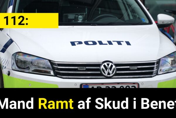 Mand Ramt af Skud i Benet - Krimi