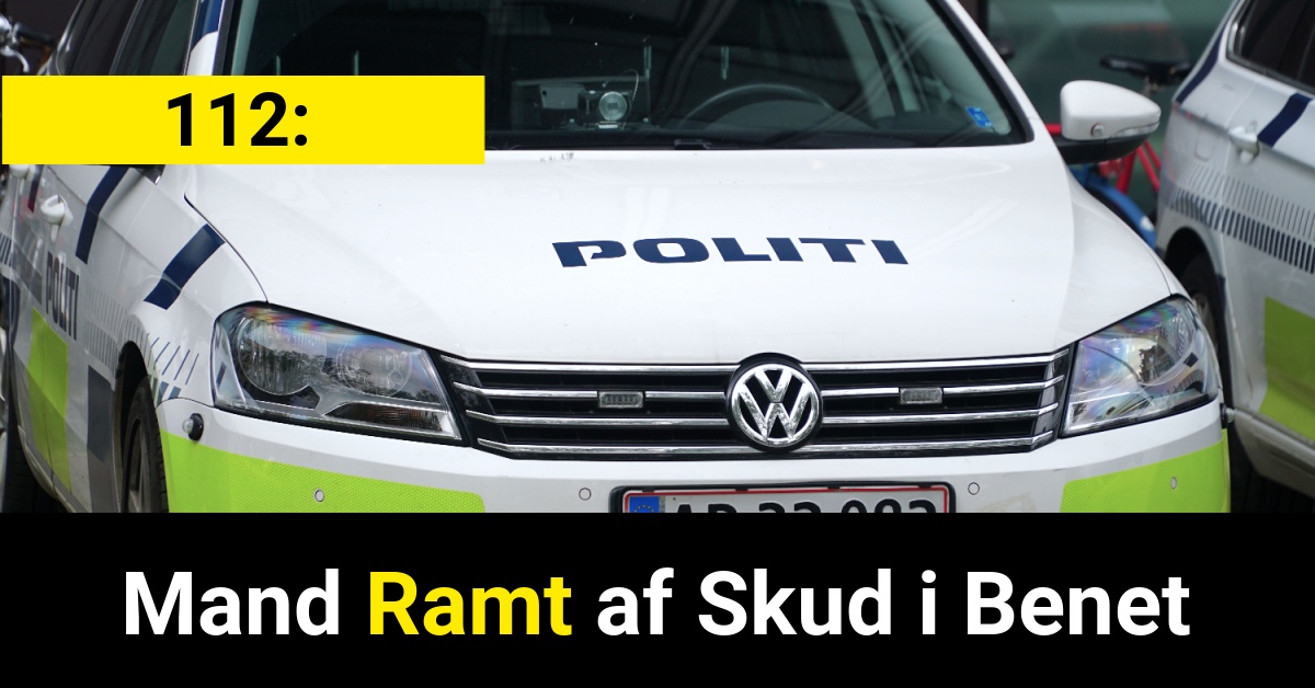 Mand Ramt af Skud i Benet - Krimi