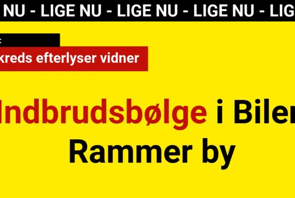 Indbrudsbølge i Biler rammer by: Politikreds efterlyser vidner