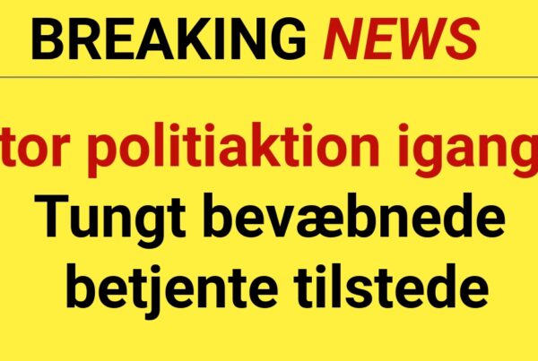 LIGE NU: Stor politiaktion igang - Tungt bevæbnede betjente tilstede