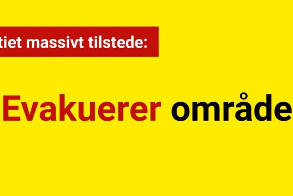 Politiet massivt tilstede: 'Evakuerer område'