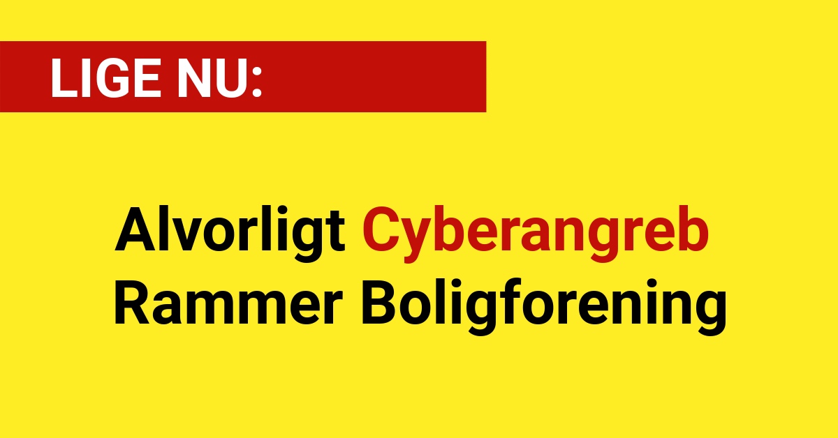 Alvorligt Cyberangreb Rammer Boligforening