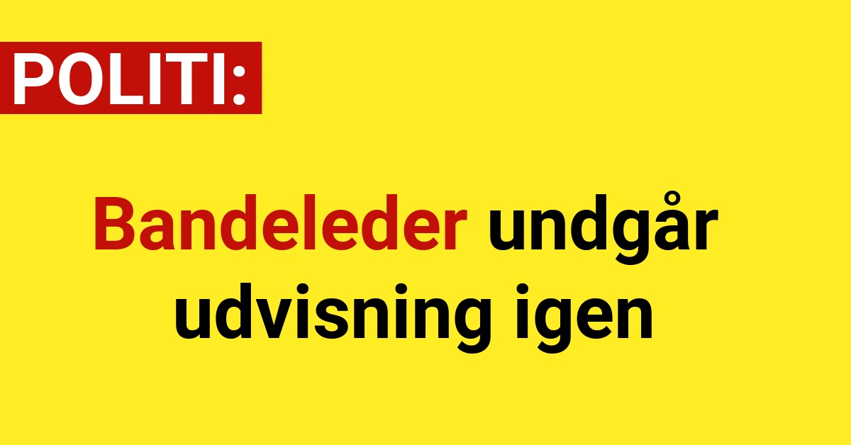 Bandeleder undgår udvisning igen