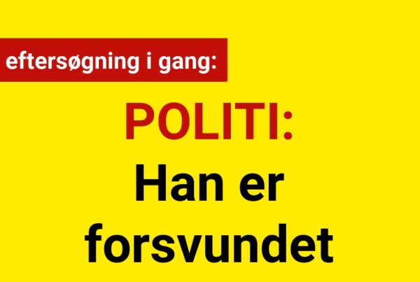 POLITI: Han er forsvundet