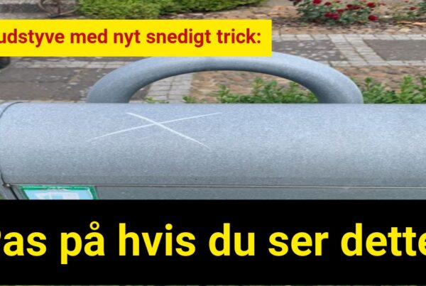 indbrudstyve med nyt snedigt trick: Pas på hvis du ser dette