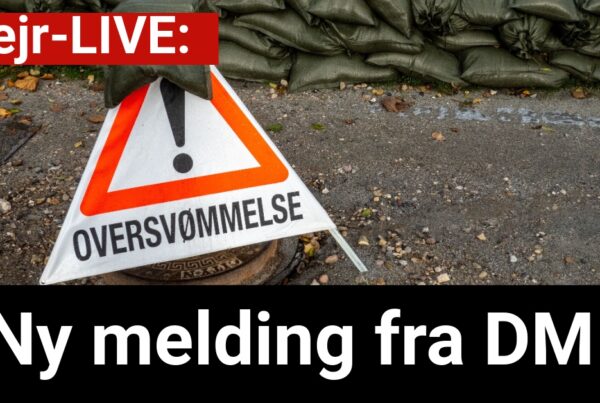 Vejr-LIVE: Ny melding fra DMI