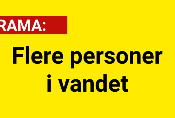 DRAMA: Flere personer i vandet