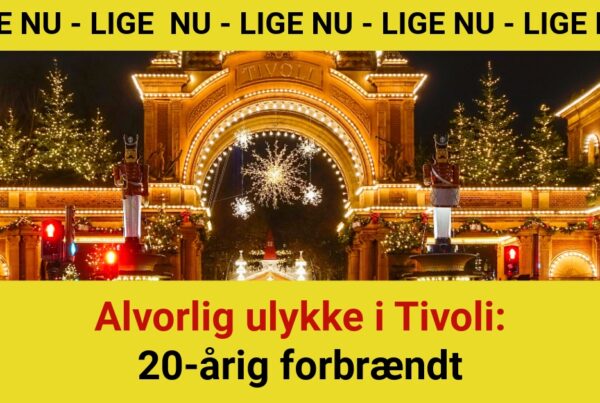 Alvorlig ulykke i Tivoli: 20-årig forbrændt