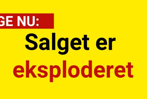 Salget er eksploderet - Nyhed24.dk