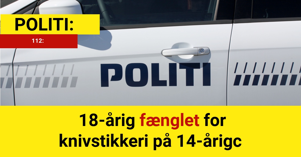 18-årig fænglet for knivstikkeri på 14-årig