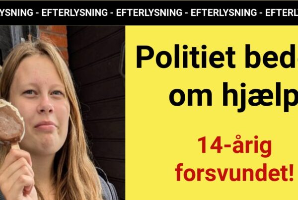 14-årig forsvundet: Politiet leder med droner og hunde