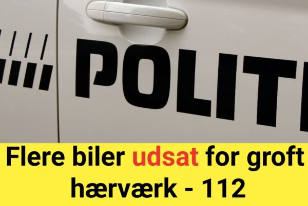 Flere biler udsat for groft hærværk - 112