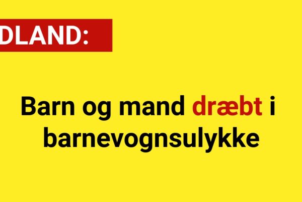 Barn og mand dræbt i barnevognsulykke