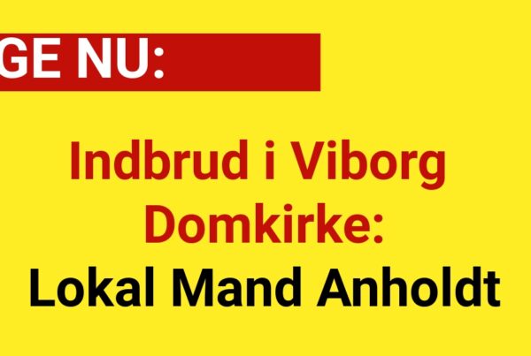 Indbrud i Viborg Domkirke: Lokal Mand Anholdt