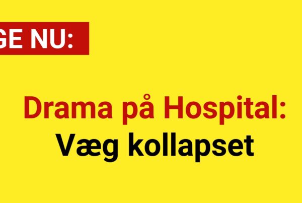 Drama på Hospital: Væg kollapset