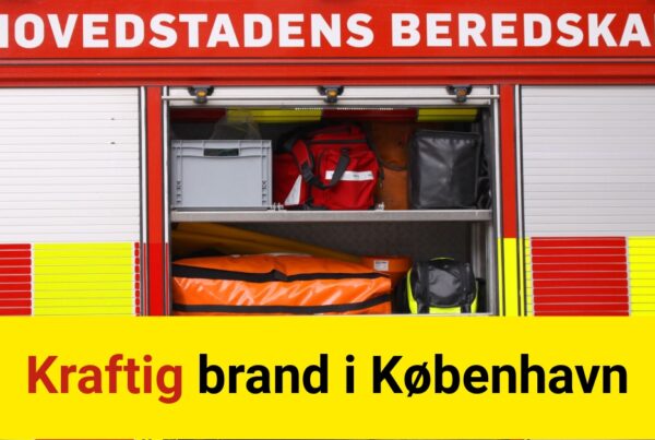 LIGE NU: Kraftig brand i København