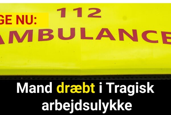 LIGE NU: Mand dræbt i Tragisk arbejdsulykke