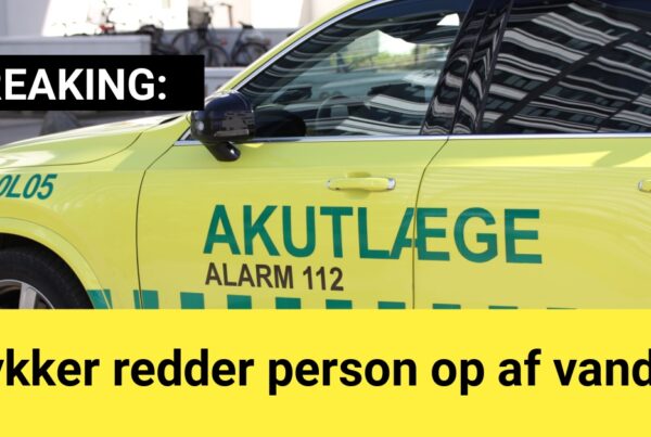 BREAKING: Dykker redder person op af vandet
