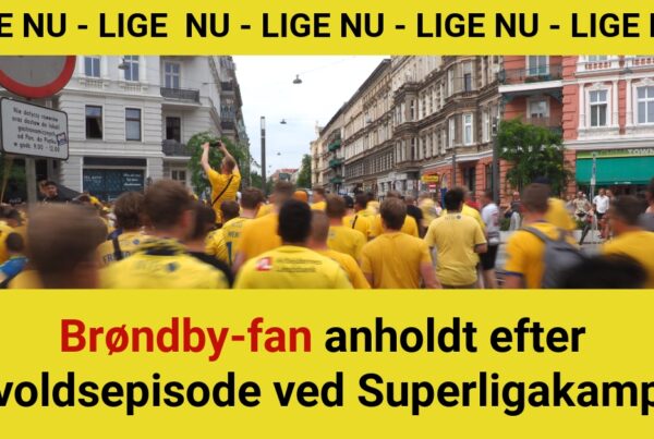 Brøndby-fan anholdt efter voldsepisode ved Superligakamp