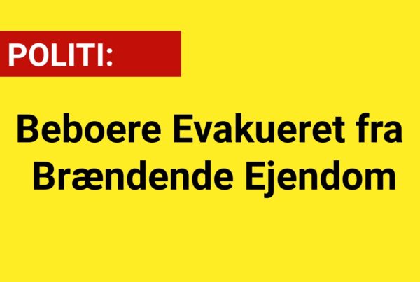 Beboere Evakueret fra Brændende Ejendom