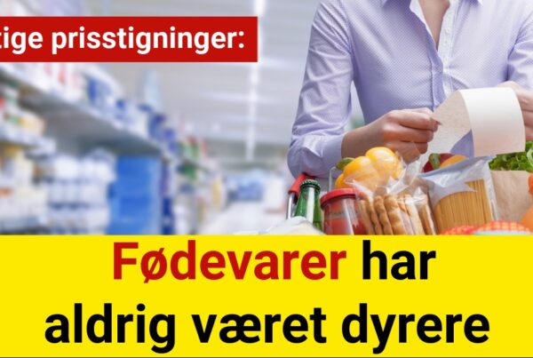 Kraftige prisstigninger: Fødevarer har aldrig været dyrere
