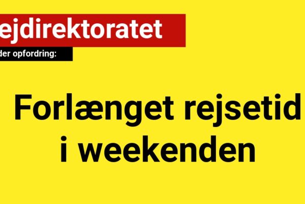 Forlænget rejsetid i weekenden: Vejdirektoratet udsender opfordring