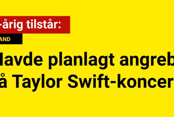 19-årig tilstår at have planlagt angreb på Taylor Swift-koncert
