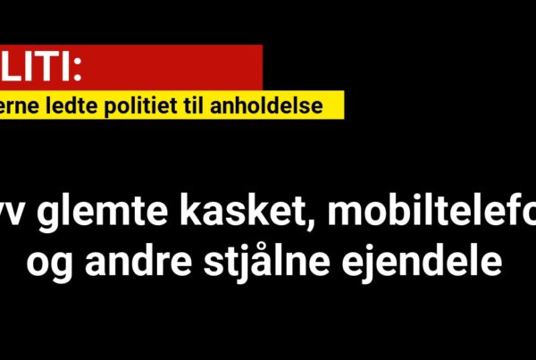 Tyv glemte kasket, mobiltelefon og andre stjålne ejendele: Sporerne ledte politiet til anholdelse