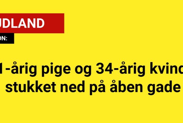 11-årig pige og 34-årig kvinde stukket ned på åben gade