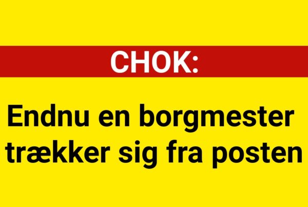 Endnu en borgmester trækker sig fra posten