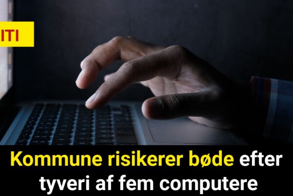 Kommune risikerer bøde efter tyveri af fem computere
