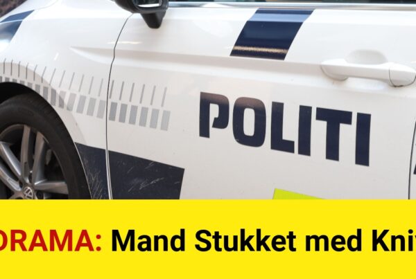 DRAMA: Mand Stukket med Kniv